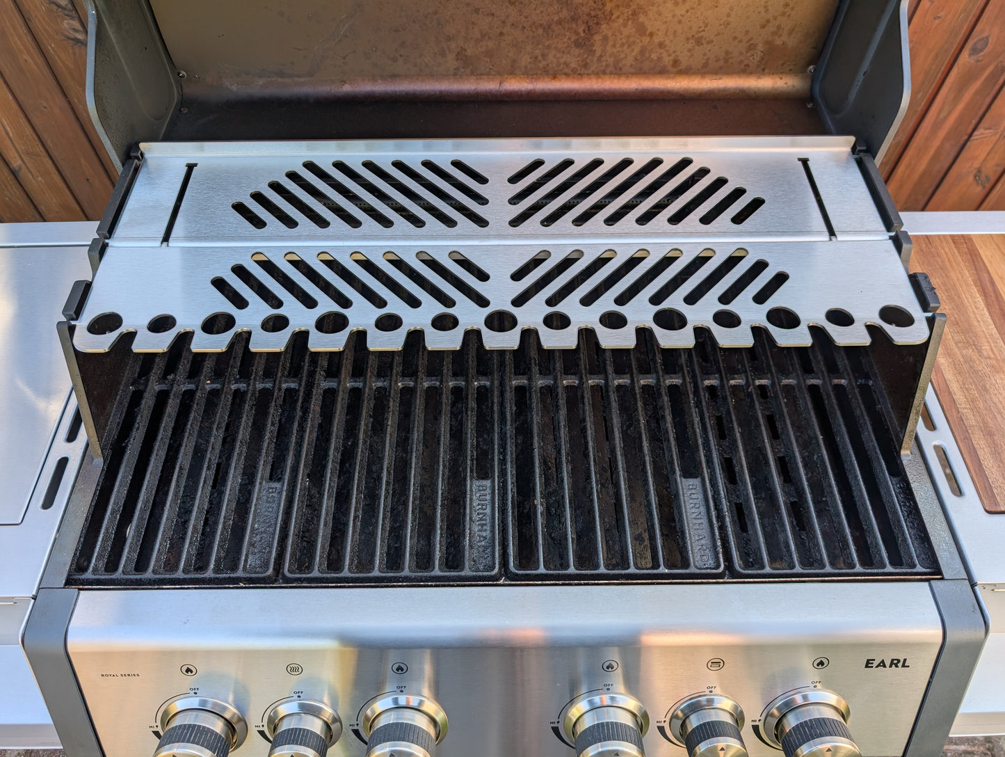 Warmhalterost ausziehbar passend für Burnhard Earl