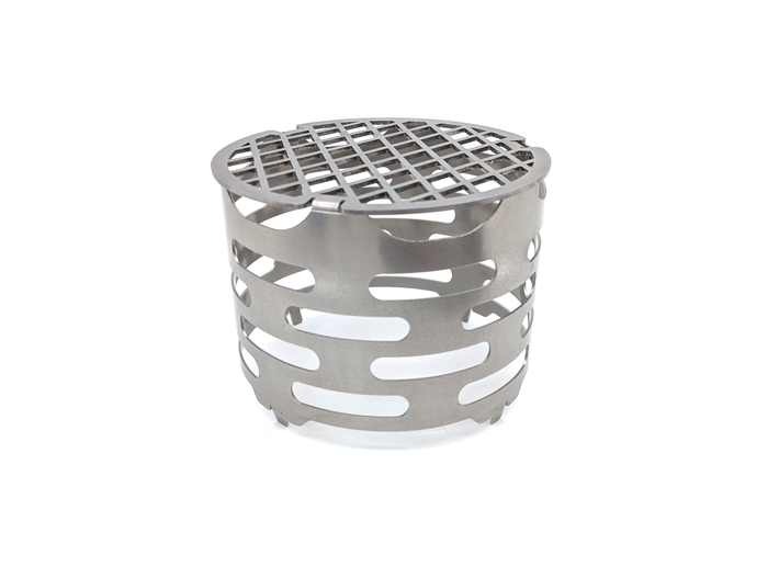 Feuerplatten Krone & Grill-Einsatz Set