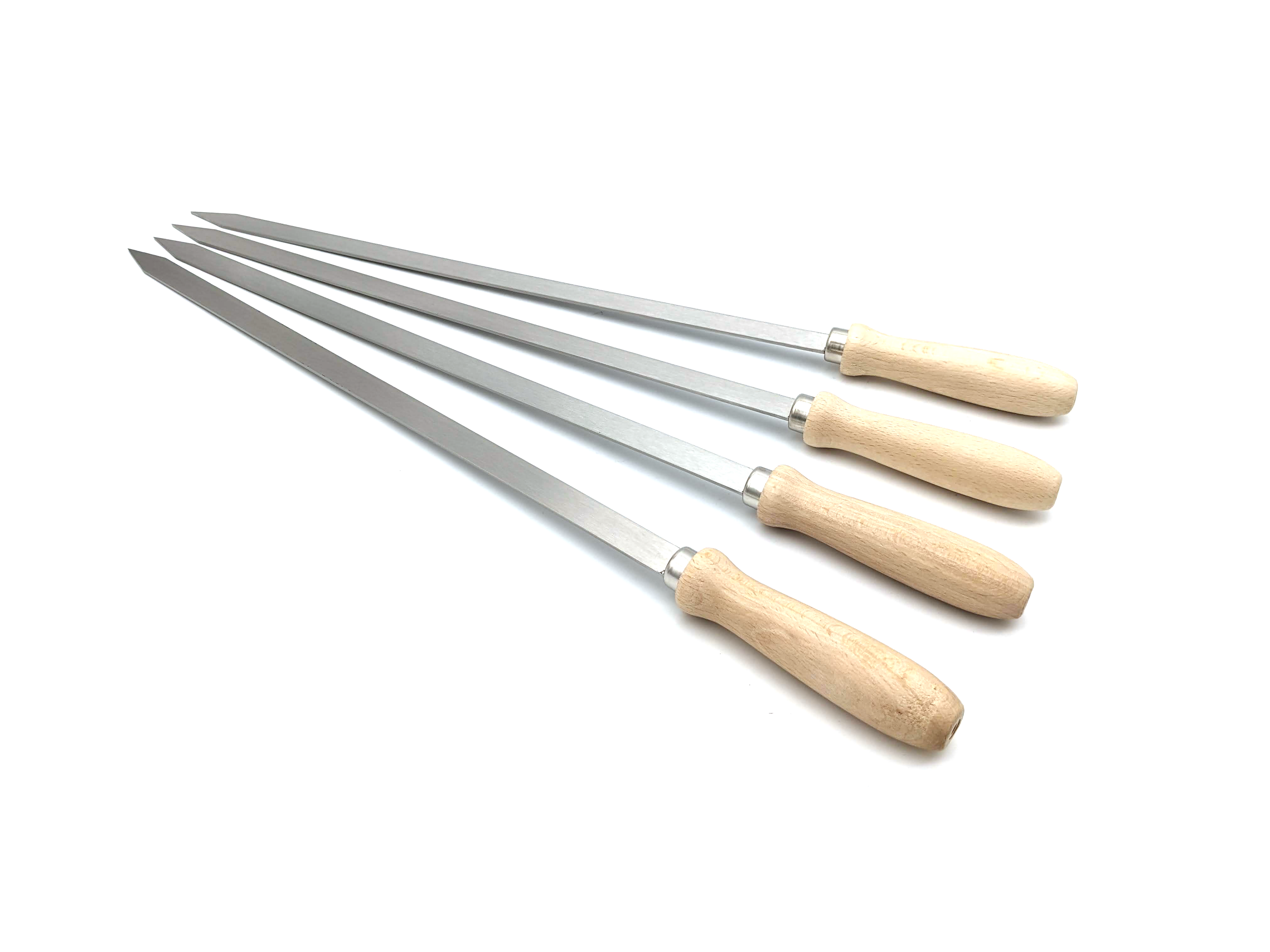 Grillspieß mit Holzgriff