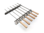 Spießhalter Schaschlik Grillaufsatz